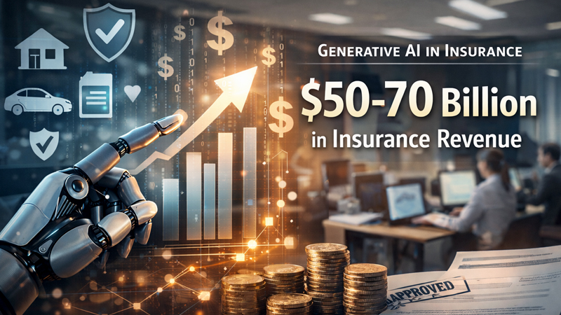 Generative AI set to unlock $50-70 billion in insurance revenue